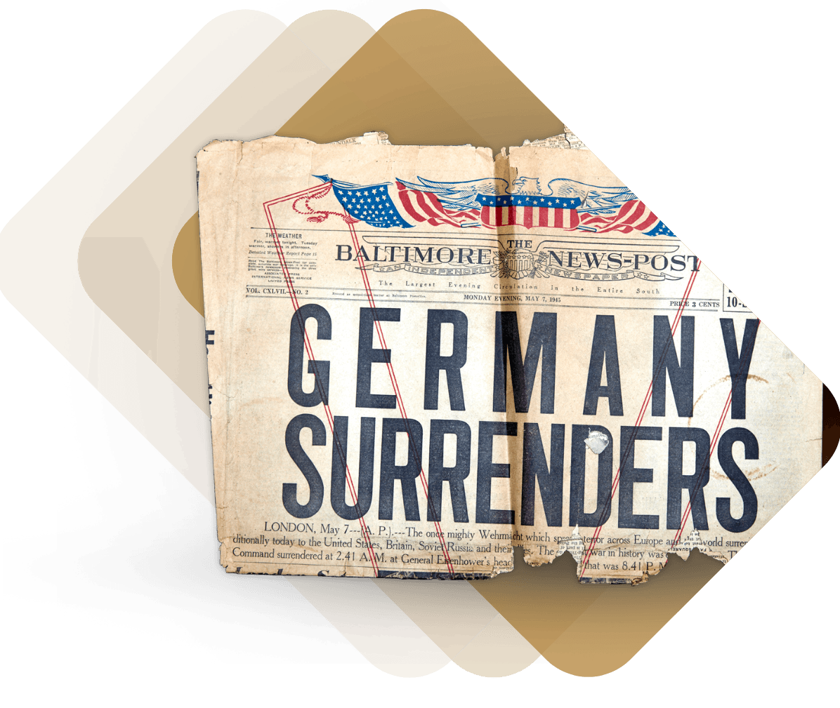 Museum artefacts from the Second World War
